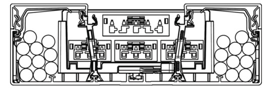 Geräteeinbaukanal Kst 210x68mm ver-ws RAL9016 GEB-K unbeh 12780qmm 2000mm