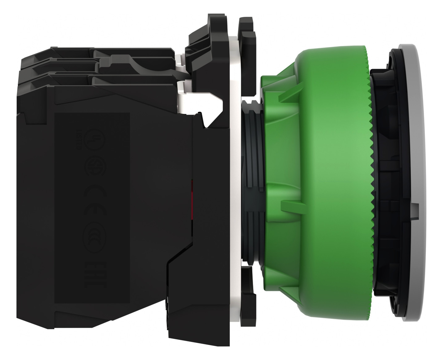 Drucktaster 1f rt rnd Ø30,5mm 1S 1Ö IP66 fl Geeignet für Beleuchtung Tastend