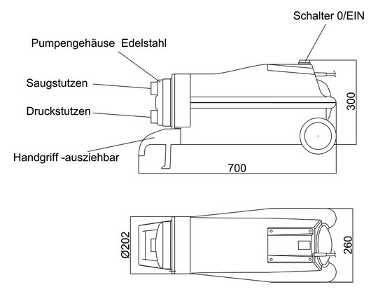 Zehnder-Pumpen Schlammsauger USS 3000, Universal