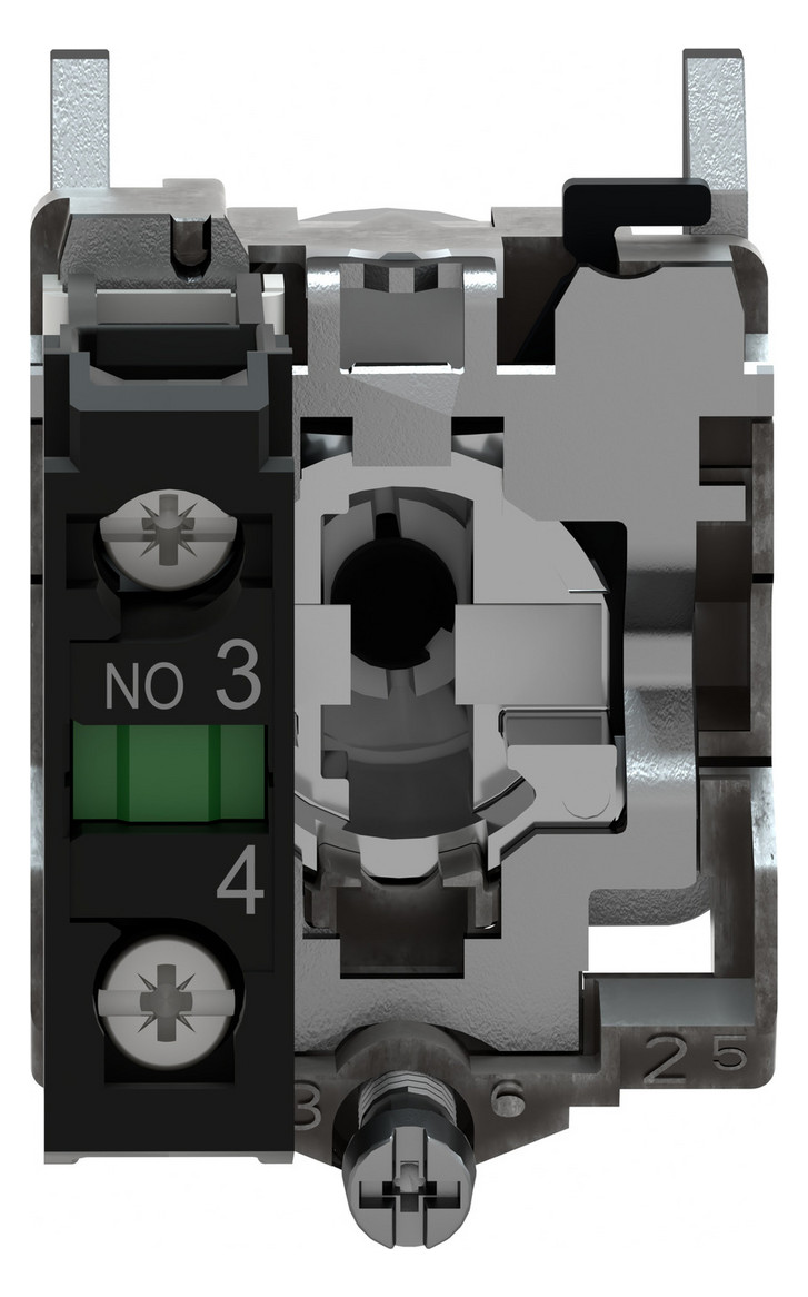 Wahlschalter 2stuf rast kurz.Drehgriff Ø22,5mm Schaltfunktion verrastend IP66