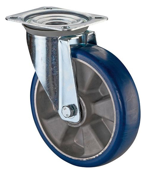 Bild Lenkrolle L400.B92 Rad Ø 200mm 300kg, St ahl verzinkt - BS ROLLEN-0