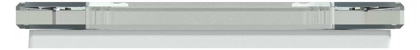 Rahmen 3f krws glz Glas f.GEB-K kristallweiß Unterputzmontage Rahmen 3f krws glz Glas f.GEB-K kristallweiß Unterputzmontage