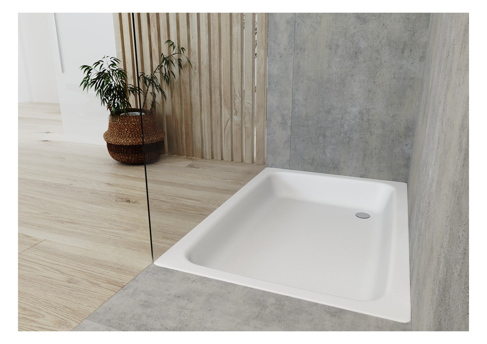 Kaldewei Duschwanne SANIDUSCH 396 90x90x14cm, weiß