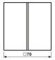 Wippe Serien Schalter LS aws glz f.Bussystem