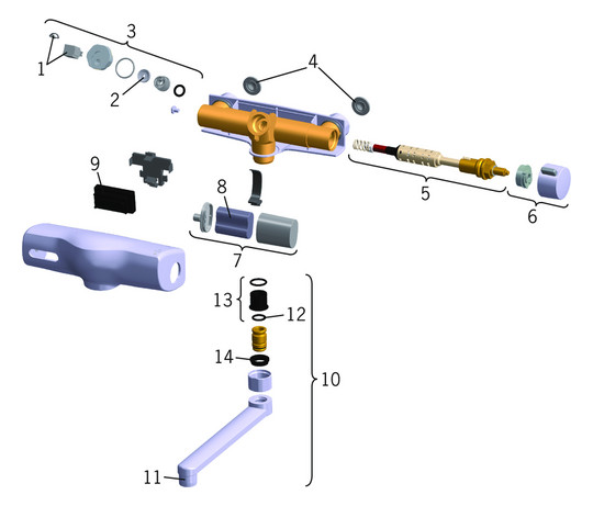 HANSA Infrarot-Waschtisch-Wand-Armatur HANSAELECTRA Batteriebetrieb, Ausladung 150mm, chrom