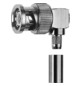 BNC-Stecker Rundkabel 50O Löt/Crimp Winkelsteck 50Ohm
