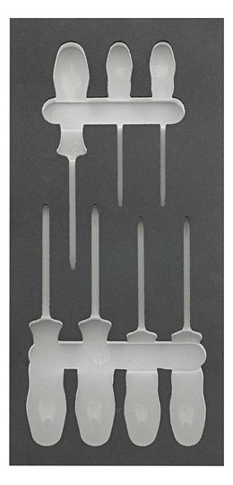 fortis-Werkzeugmodul 1/3 - leer, für Schraubendreher...