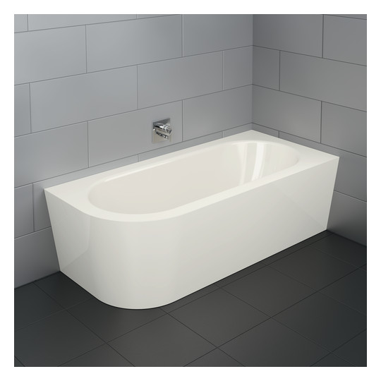 Badewanne BetteStarlet V Silhouette-6690 ebony, 175x80x42cm, mit Schürze