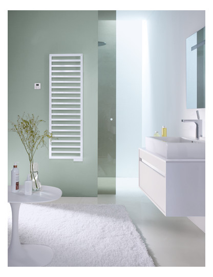 Zehnder Design-Elektroheizkörper quaro QAE-100-045/GD, 971 x 450 mm, Volcanic