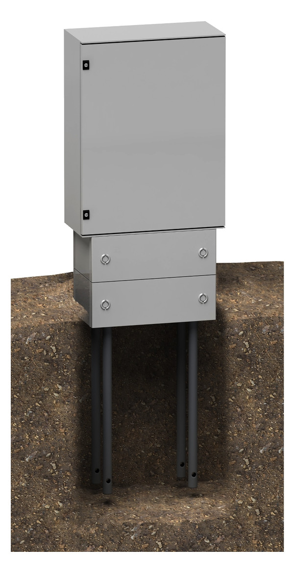 Standfuß Arbeitsplatte 750x180x900mm Kst gr