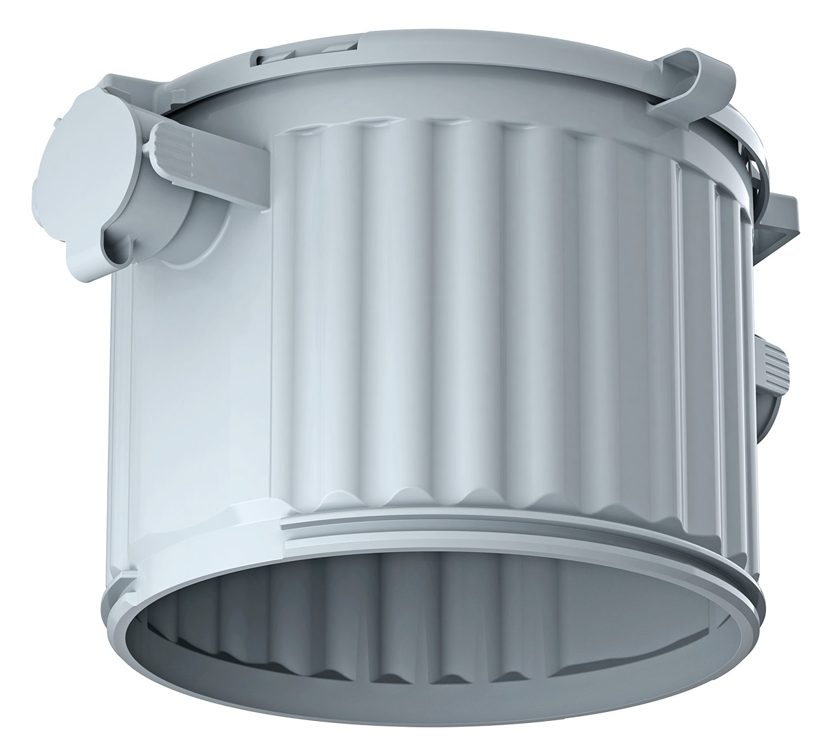 Leuchteneinbaugehäuse HaloX Ø100mm 105mm 160mm Kst Geeignet für HV-Leuchten