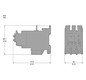 Überlastrelais therm 17-25A 1S/Hilf Direktanb/Einzel 1Ö/Hilf CLASS10 Schraub