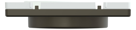 Drehknopf Symbol Dimmer System Design mokka glz