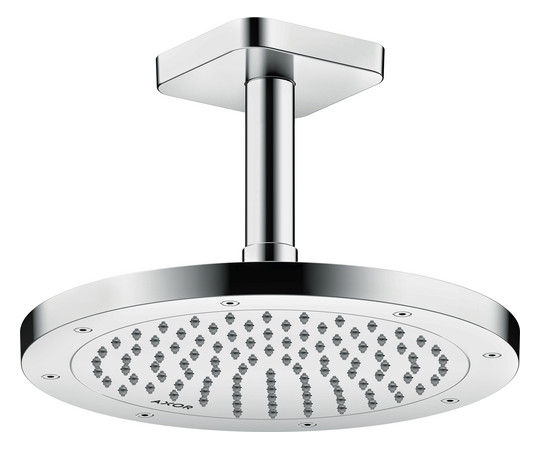 hansgrohe Deckenanschluss softsquare Axor 100 mm, chrom, eckig