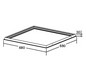 Einbaurahmen ws ST L680mm B680mm H30mm
