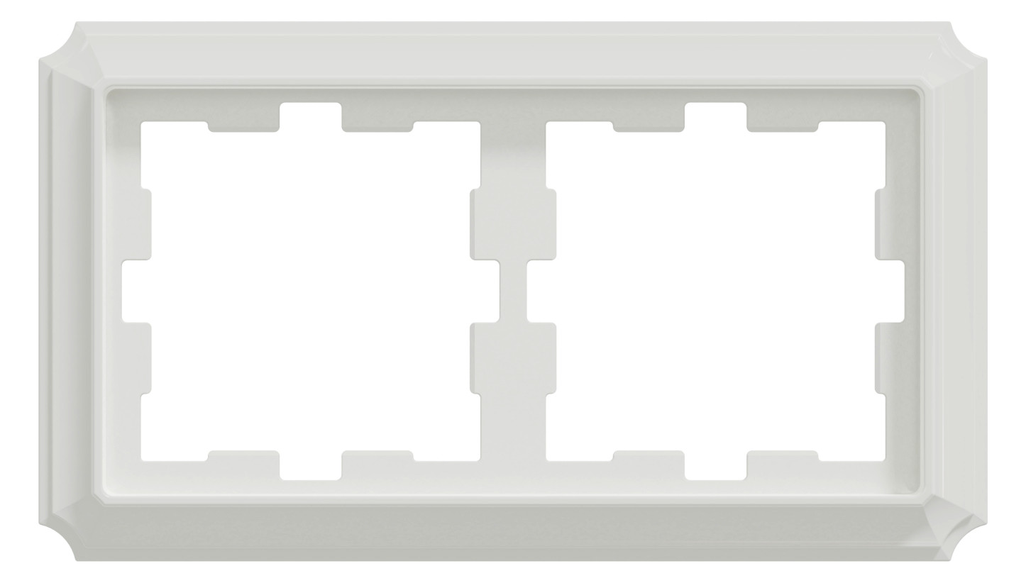 Rahmen 2f lows glz Kst Unterputzmontage Thermopl