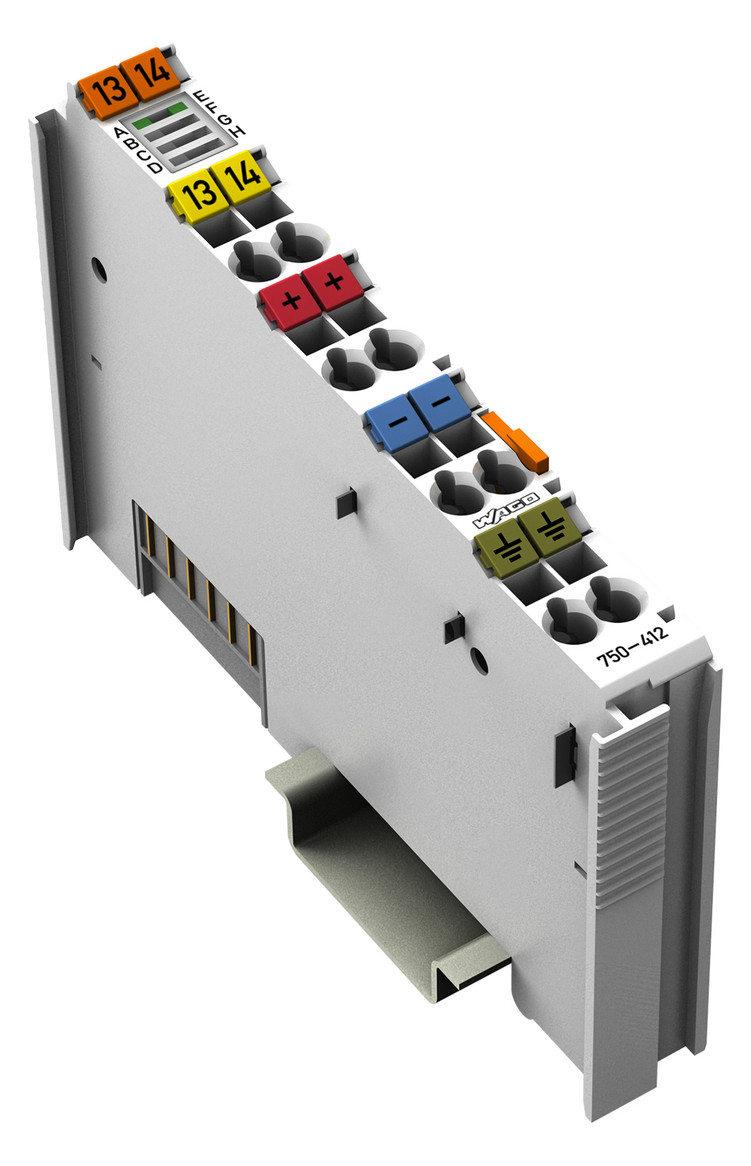 Digital I/O-Modul DC Serie 750 48V 2Eing Federzugans