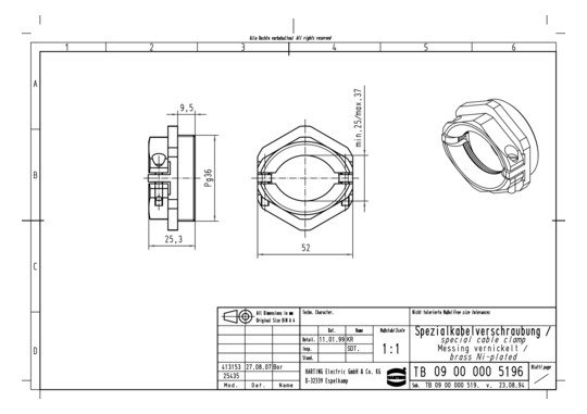 HART Verschraubung PG36      09000005196 