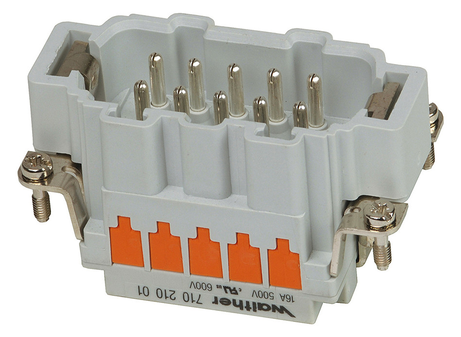 Kontakteinsatz Stift 10p Schneidkl 16A 500V 0,5-2,5qmm