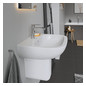 Duravit Waschtisch D-Code 60 x 46 cm, mit Hahnloch, Überlauf, Hahnlochbank, weiß