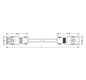 Systemverbindung 5p Serie 891 H05VV-F gr 1,5qmm 5x1,5qmm L1000mm Buchse Stecker