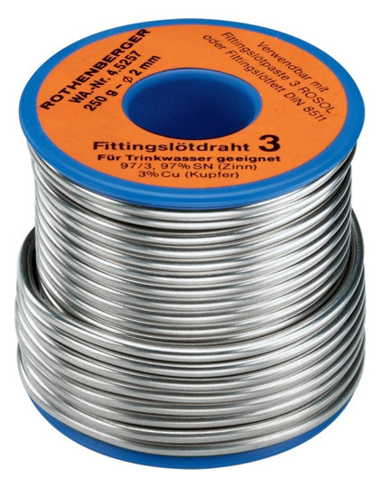 ROTHENBERGER-Weichlot 3,0 mm - 250 g