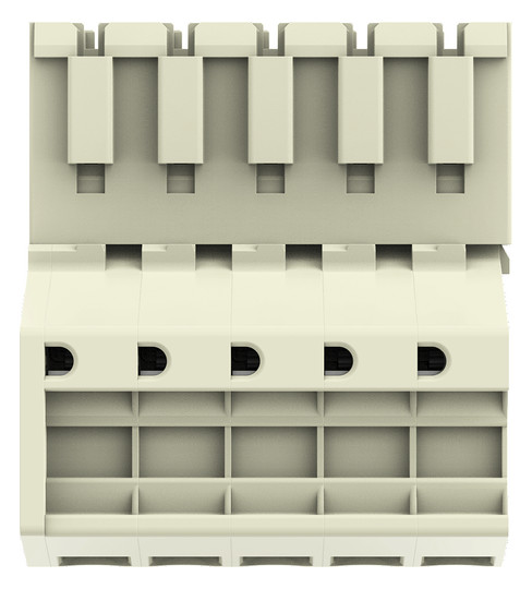 Verbindungsklemme 5p lgr Serie 831 41A 0,5-10qmm Thermopl 7,62mm Federzugans