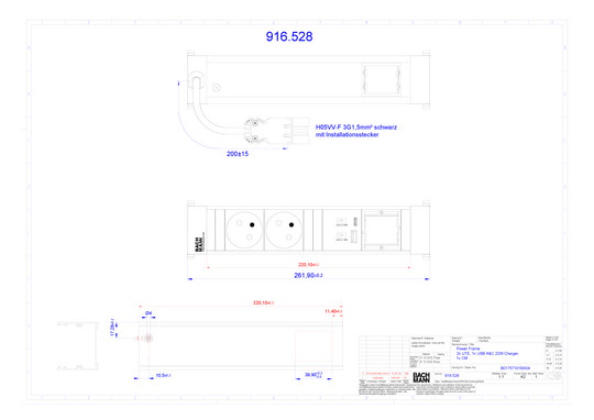 Bachmann Power Frame M 2xUTE     916.528 
