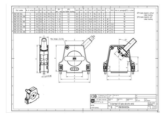 HART D Sub sidenentry metal  09670250334 
