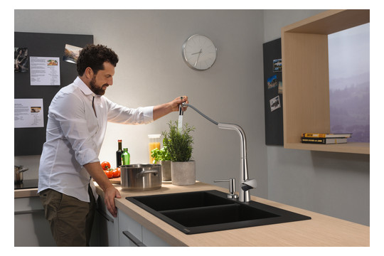 hansgrohe Spülmittelspender A51 Einbauversion, chrom