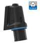 CEE-Aufbaugerätestecker 3p 16A 16A IP54 230V/bl 6h schraubl.Kl abgew Kst