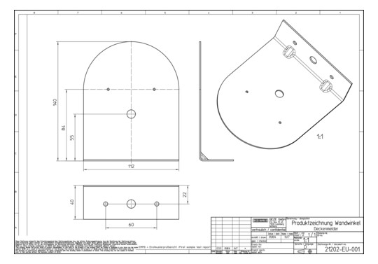 GEZE Befestigungskonsole Dm Gc    150264 