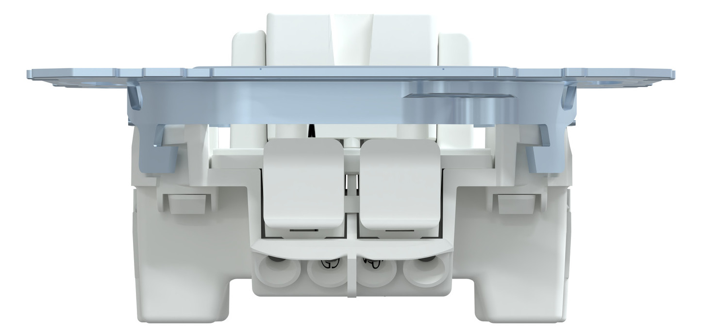 Wipptaster-Modul 1S UP QuickFlex m.Bel IP20 Wipptaster-Modul 1S UP QuickFlex m.Bel IP20
