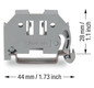 Endklammer/halter Kst Serie 249 TS35 Hutschiene TH35 schraublos