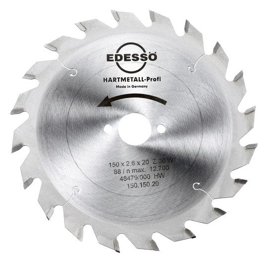 EDESSÖ-HW-Kreissägeblatt - 150x2,6x20mm, 20 WZ