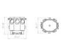 Verbindungsdose Beton Kst VerbDose/kast IP3X