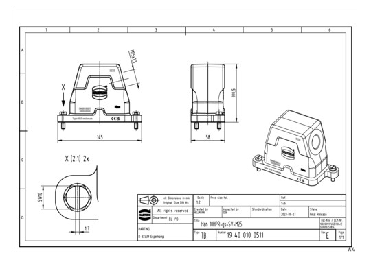 HART Han 10HPR-gs-SV-M25     19400100511 
