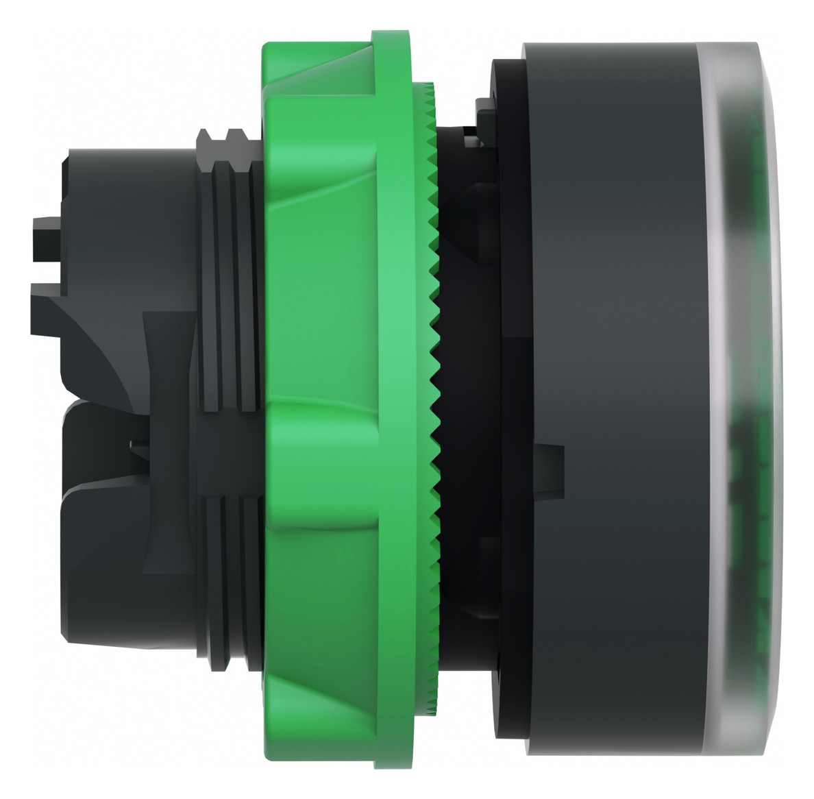 Drucktaster Front 1f gn bel.b Ø22mm rnd IP66 Geeignet für Beleuchtung Tastend