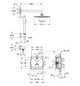 GROHE UP-Duschsystem Grohtherm mit UP-Thermostat, chrom