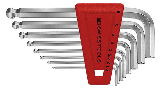 PB SWISS TOOLS-Kugelkopf-Winkelschraubendreher -Satz...
