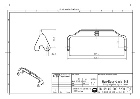HART Kunststoffbügel Han 24B 09000005230 