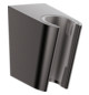 hansgrohe Brausehalter Porter S feste Halteposition, aus Kunststoff, brushed black chrome