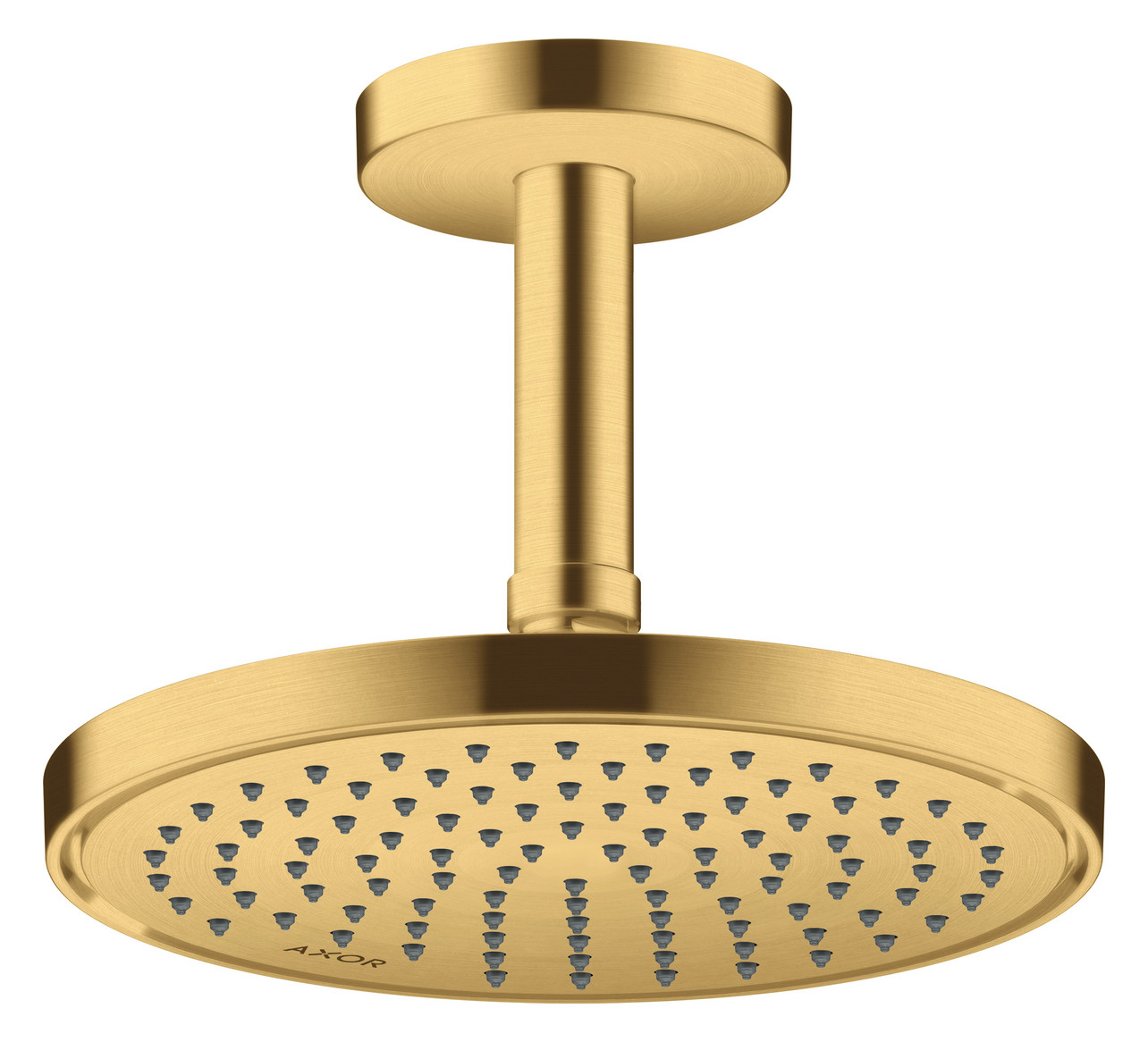 hansgrohe Deckenanschluss Axor 100mm, rund, brushed gold optic