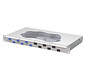 LWL-Patchpanel 6f LC-D 1HE OS2 19Zoll m.Pigtails max:12f
