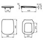 Ideal-Standard WC-Sitz Connect E mit Sitzpuffer, Scharniersatz, Softclosing, weiß