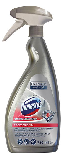 DOMESTOS-Professional 4in1 Sanitärreiniger - 0,75l