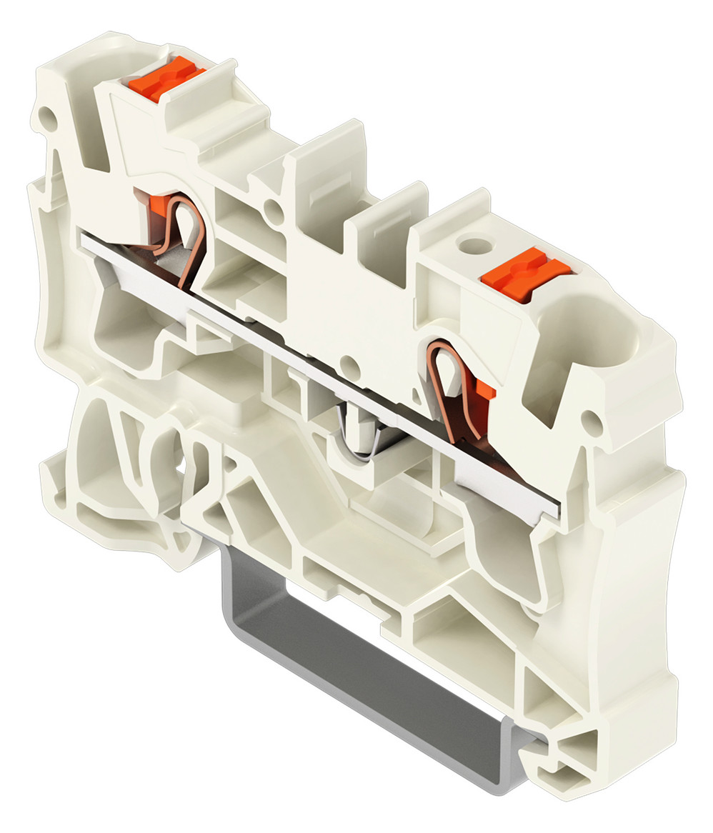 Reihenklemme 0,5-6qmm 1Etage 2kl lgr 32A TS35 Hutschiene TH35