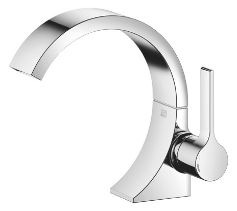 Dornbracht Einhandmischer CYO für Waschtisch, Ausladung 143mm, mit Ablaufgarnitur, platin gebürstet