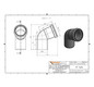 Ostendorf HTsafe Bogen B DN/OD 50, 67,5°
