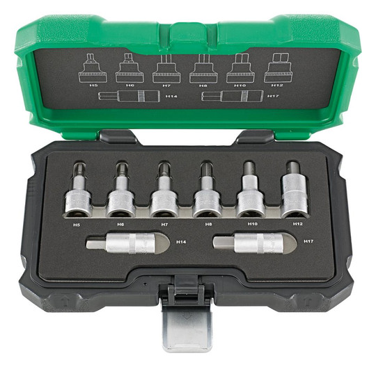 fortis-Innensechskant-Einsatz-Garnitur 1/2 - 8-teilig,...